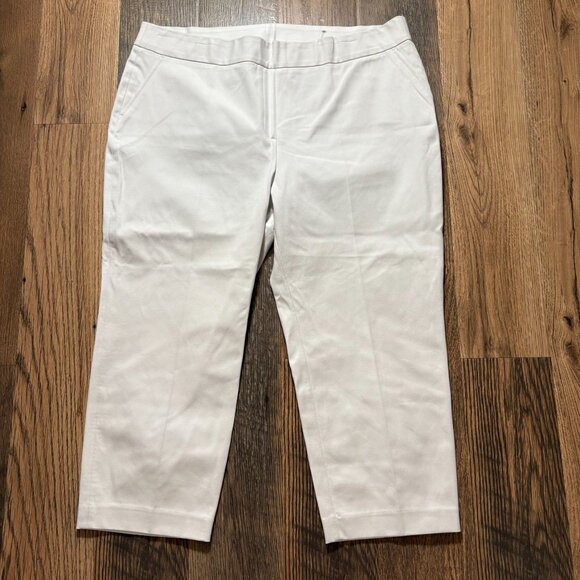 SPANX Supersmooth Stretch Twill Slim Straight Pant White Size 3X NWOT - Picture 1 of 6